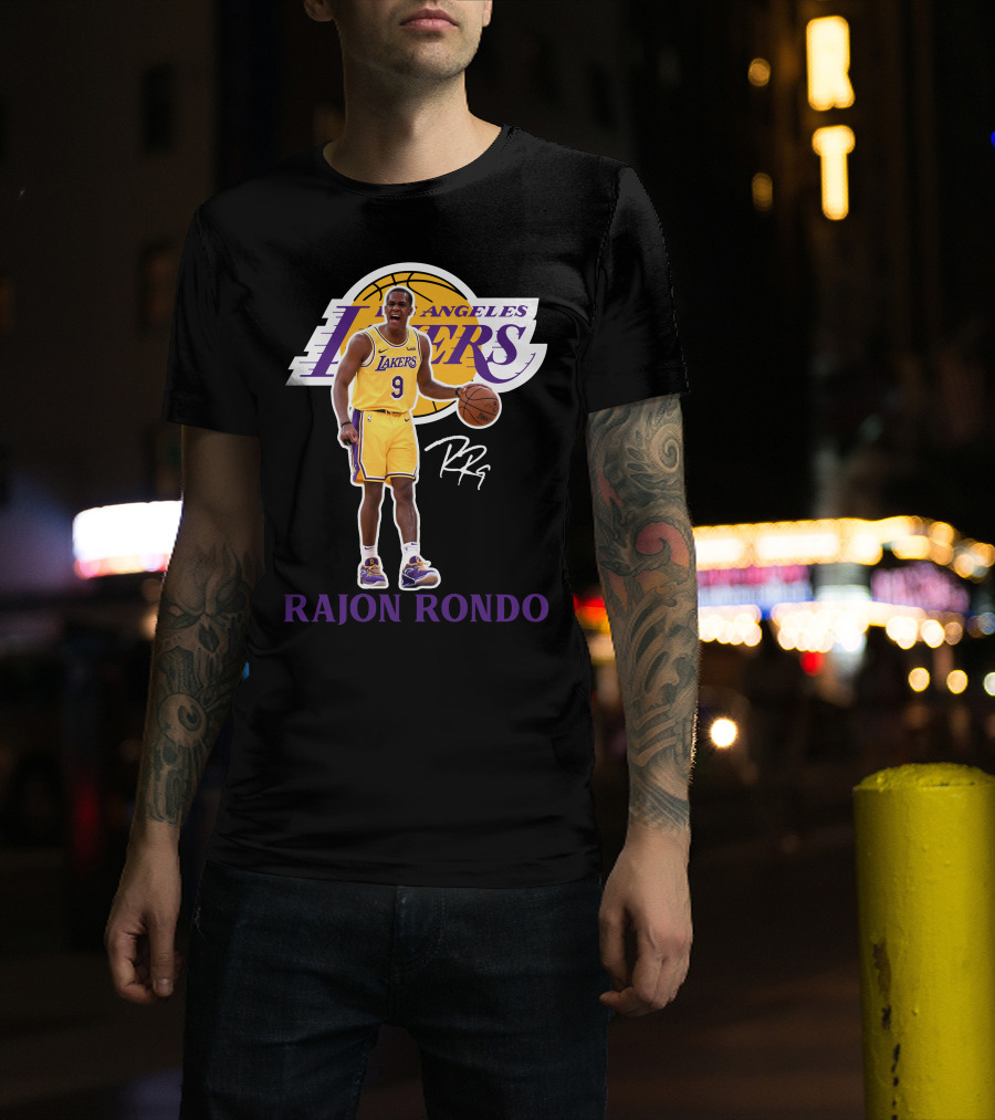 Los Angeles Lakers Rajon Rondo La04 T-Shirt