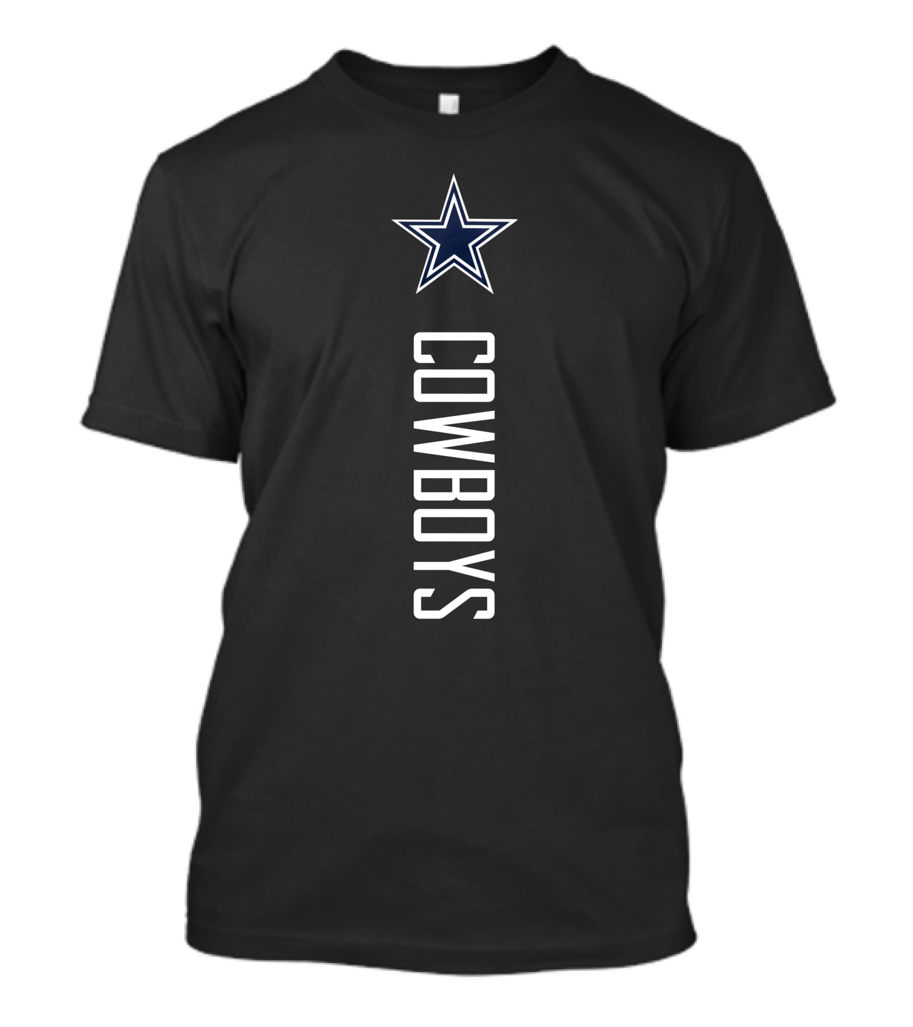 Cowboys Star Vertical Logo 2D-Cowboysclone T-Shirt