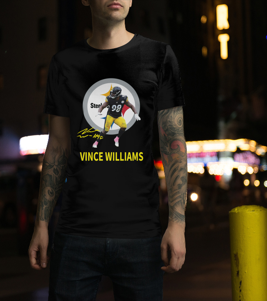 Vince Williams Pittsburgh Steelers 98 Signature Edition T-Shirt