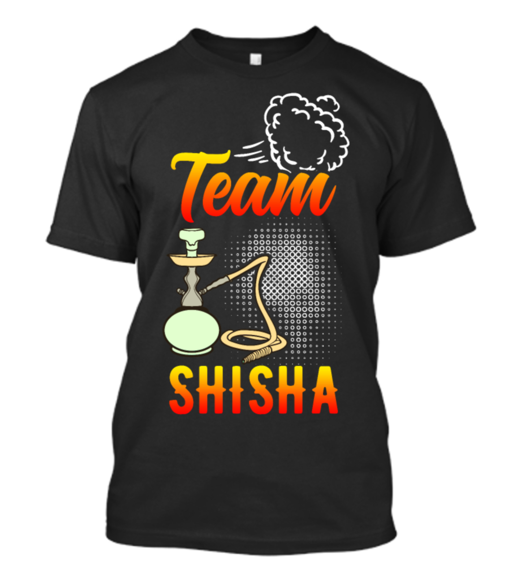 Shisha Team Smoke Clouds Hookah Pipe T-Shirt