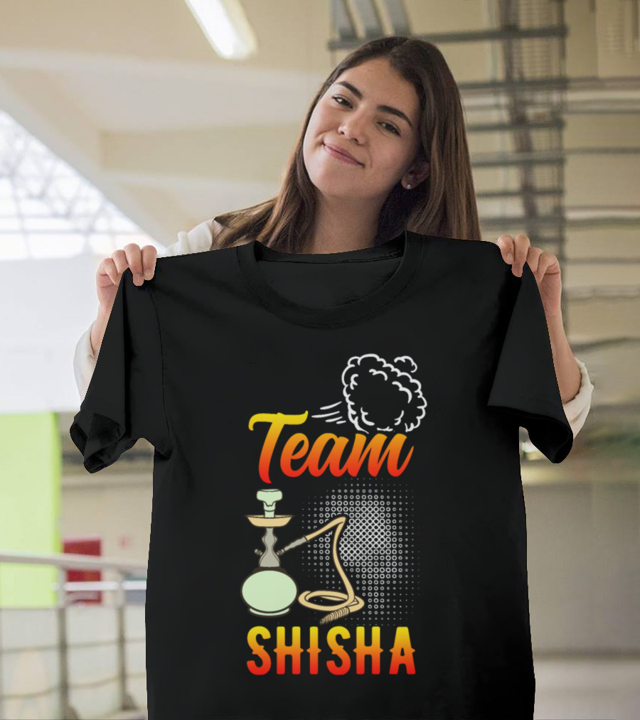 Shisha Team Smoke Clouds Hookah Pipe T-Shirt