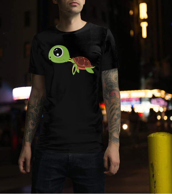 Halloween Animals Turtle Skeleton T-Shirt