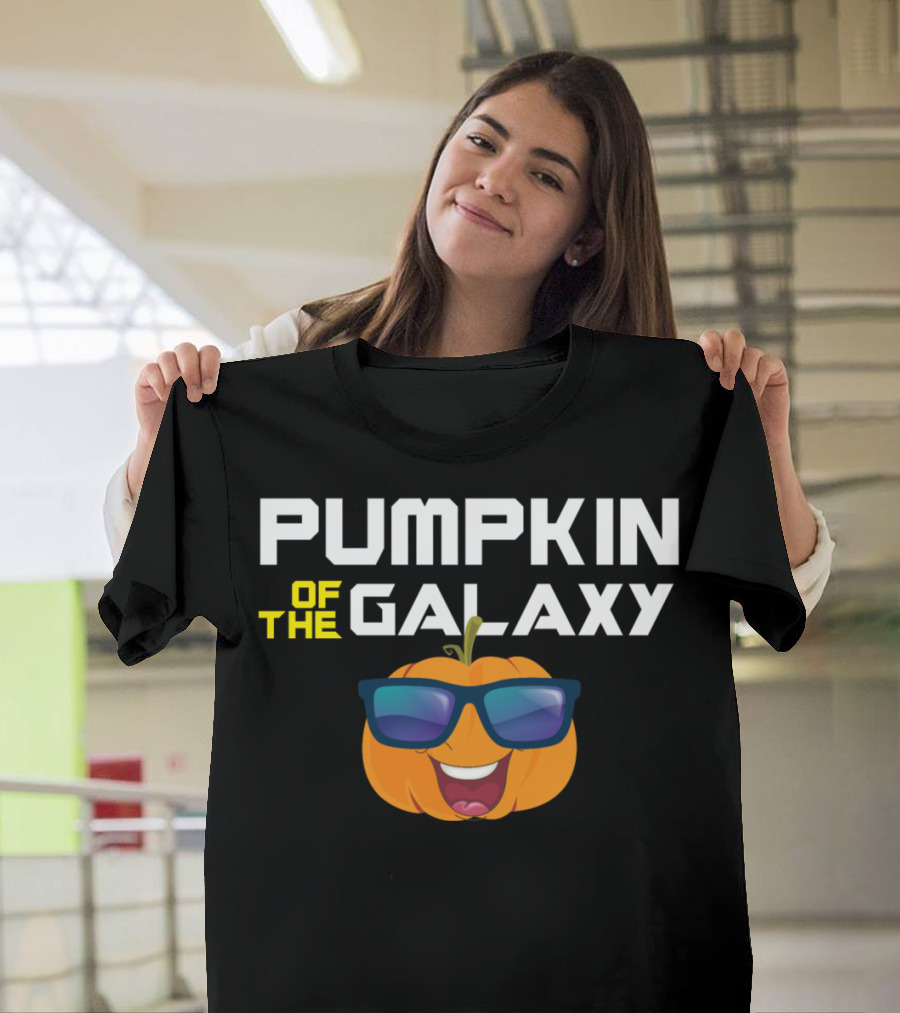 Pumpkin of the Galaxy Pumpkin Spice Sunglasses Fun T-Shirt