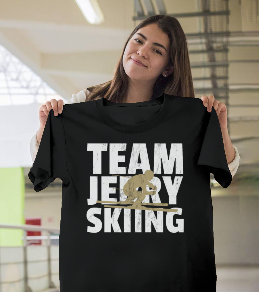 Team Jerry Skiing Funny Ski Team T-Shirt