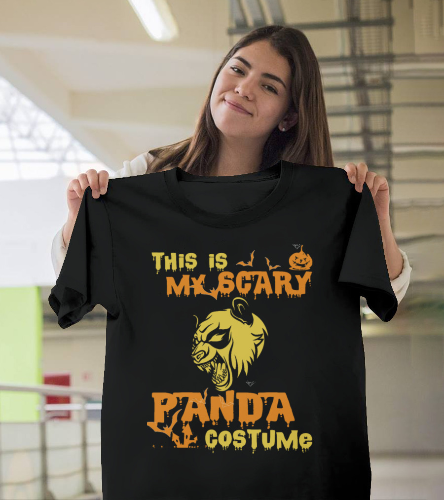 This Is My Scary Panda Costume T-Shirt