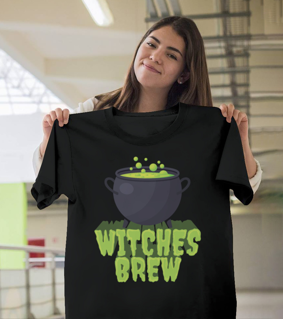 Witches Brew Halloween Cauldron Potion T-Shirt