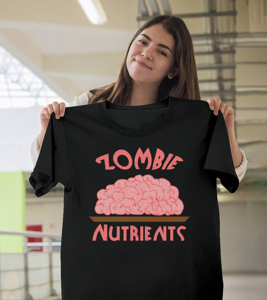 Zombie Nutrients Brain Plate T-Shirt