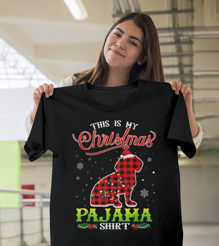 This Is My Christmas Pajama Dachshund Santa T-Shirt
