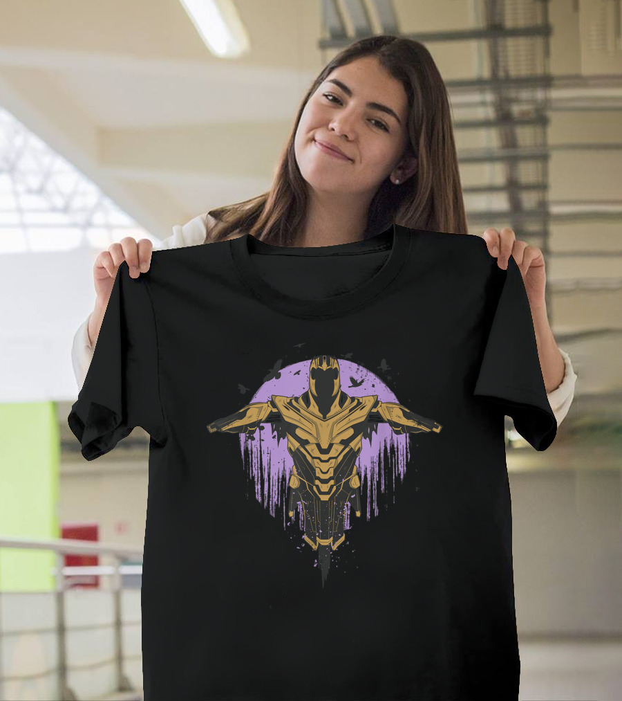 Marvel Avengers Endgame Thanos Armor Scarecrow Iconic T-Shirt