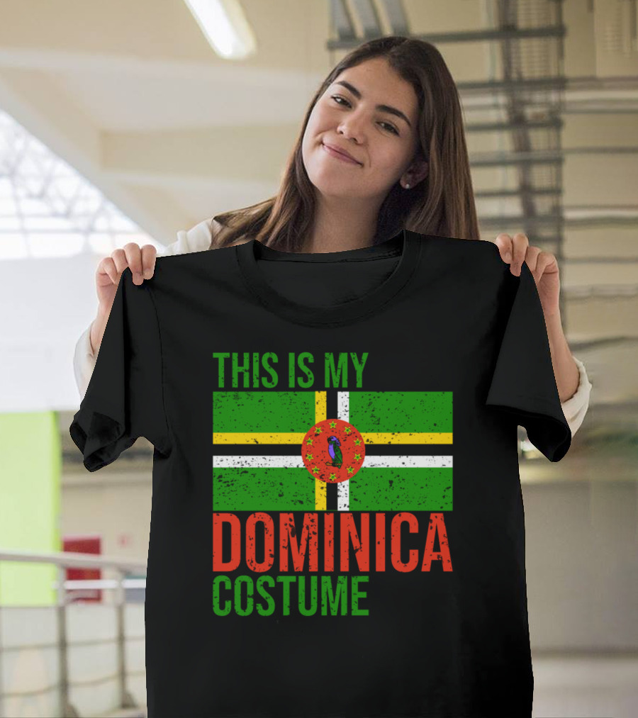 This Is My Dominica Costume Flag T-Shirt