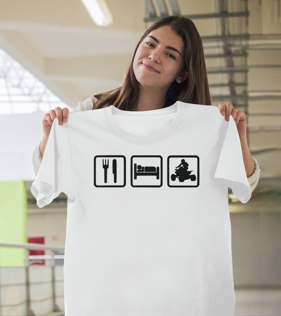 Eat Sleep ATV Best Quad Bike For Four Wheelers T-Shirt
