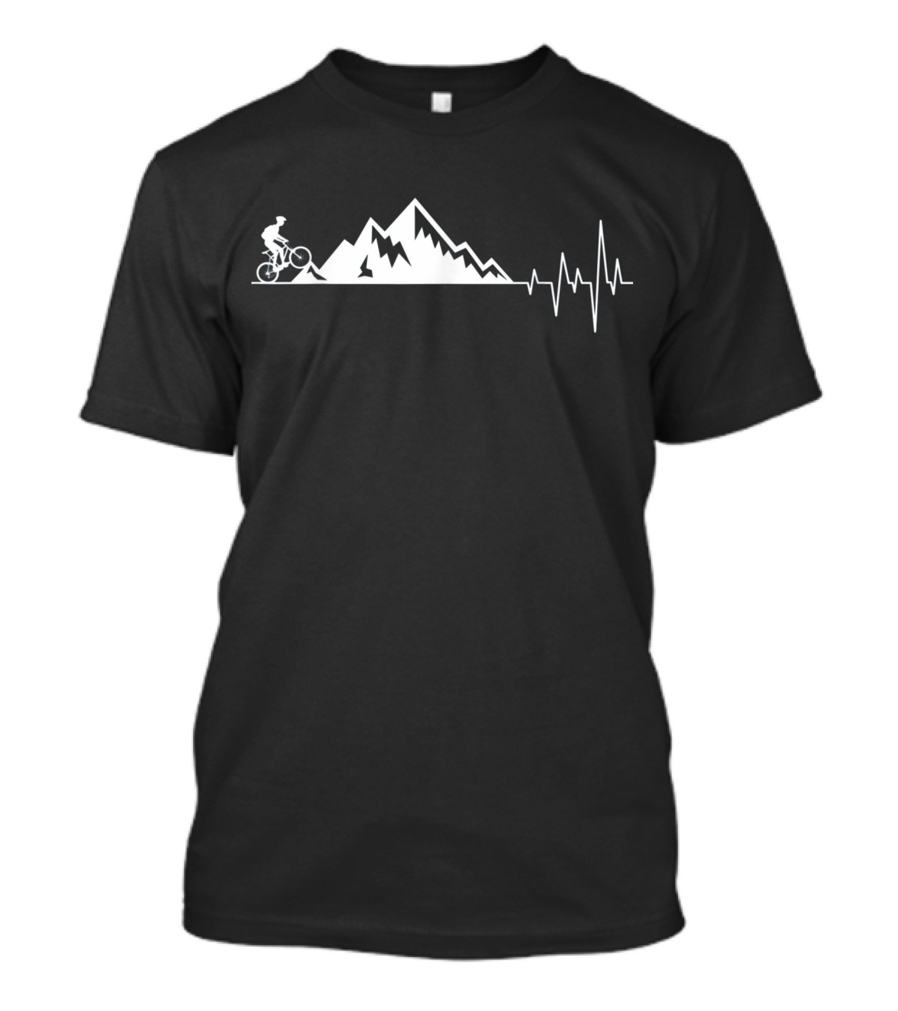 Mountain Bike Heartbeat For MTB Enthusiasts T-Shirt