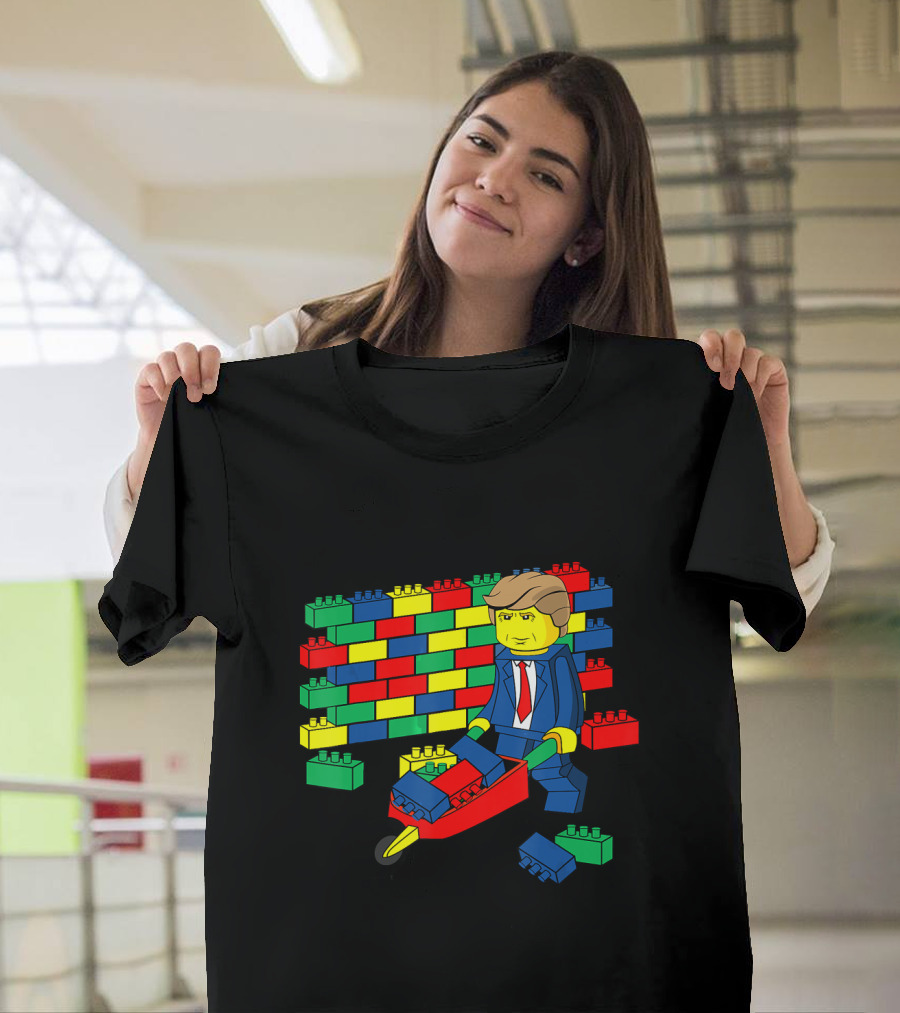 Donald Trump LEGO Build Wall T-Shirt