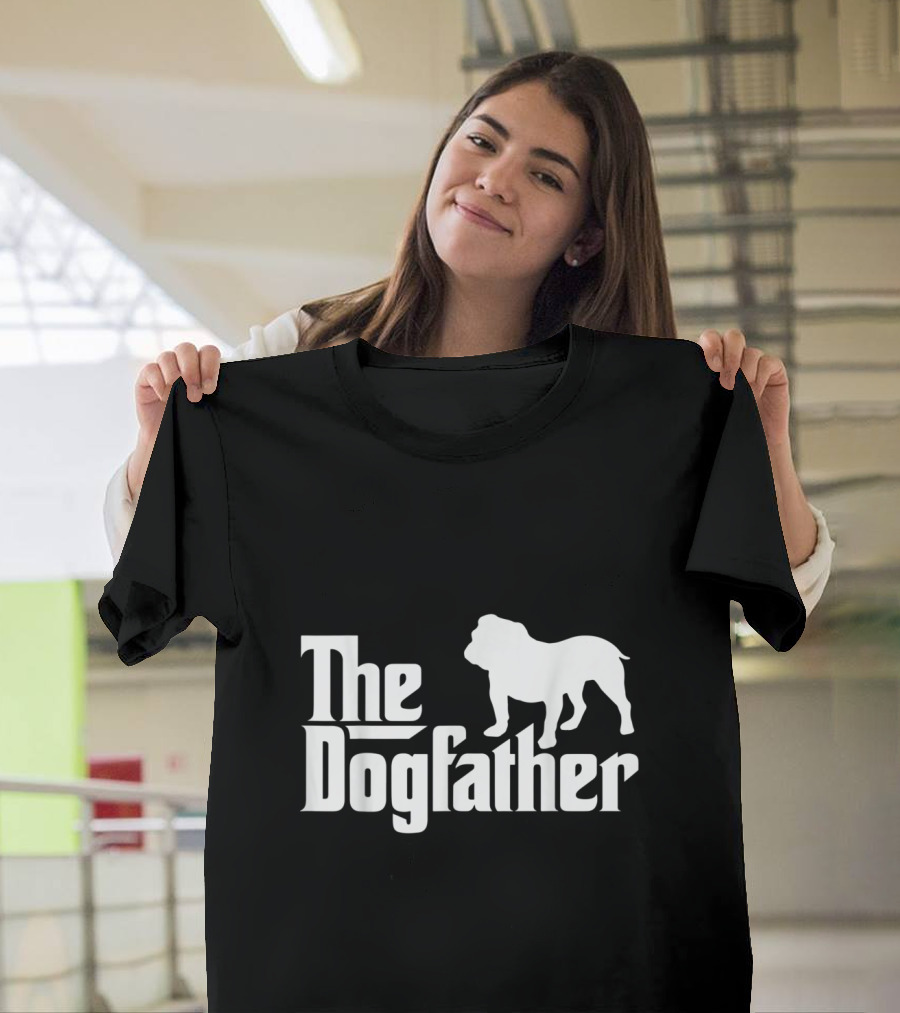 The Dogfather Bulldog Men's English T-Shirt
