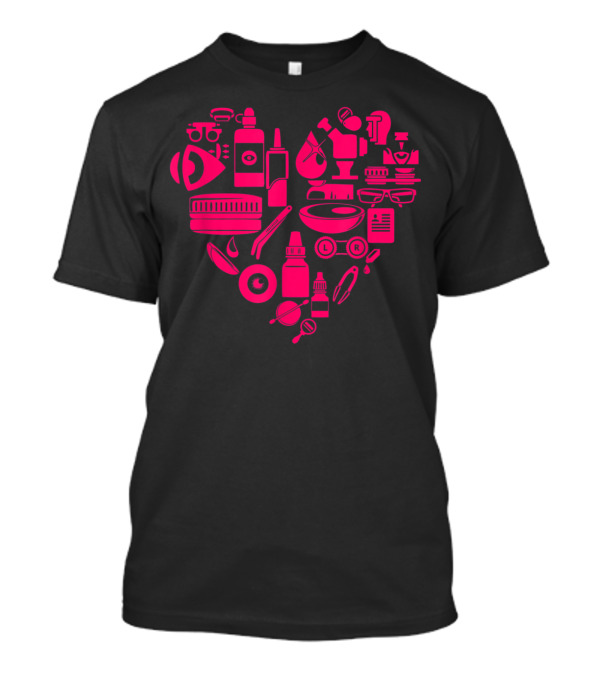 Optometrist Heart Eye Care Tools T-Shirt
