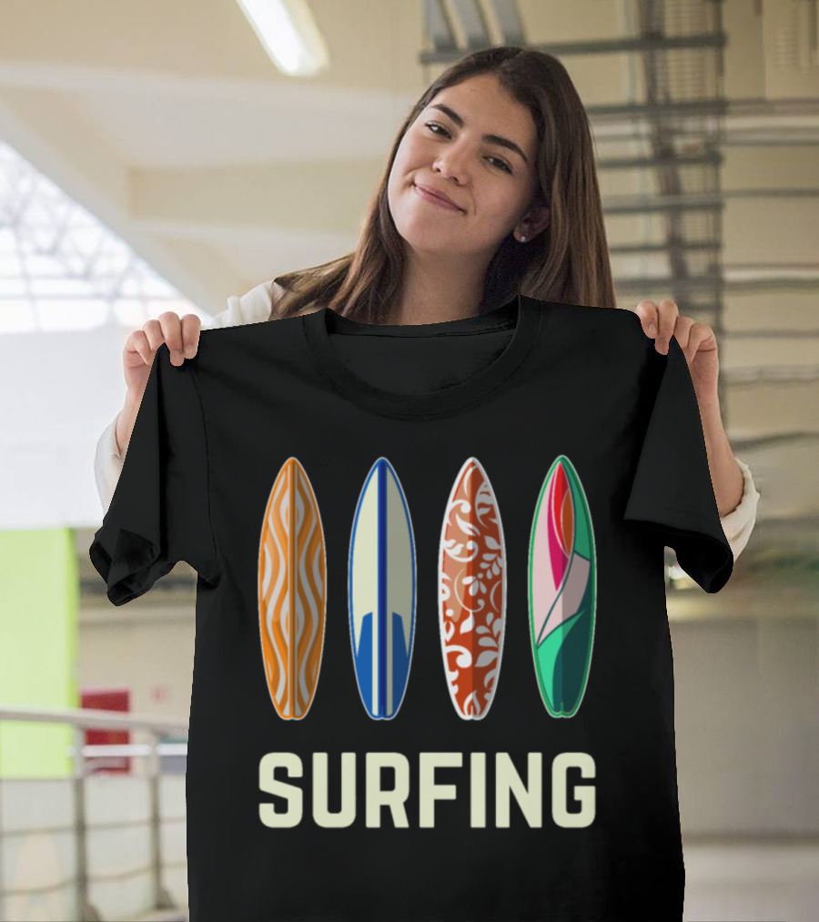Surfing Surfboards Surfing T-Shirt