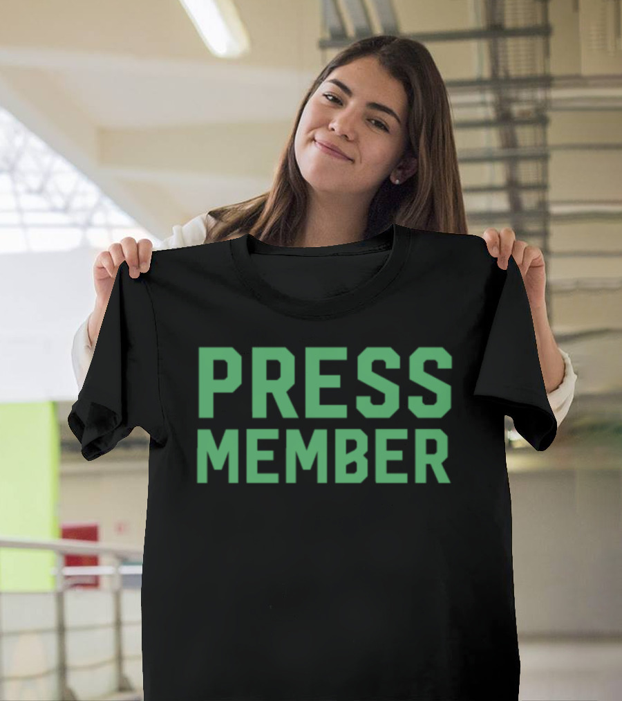 Press Member Reporter Author Journalist Texter T-Shirt