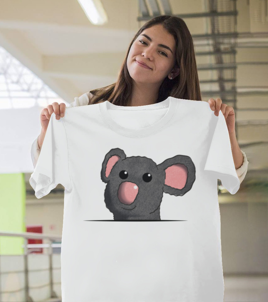 Koala Peeking From Pocket T-Shirt