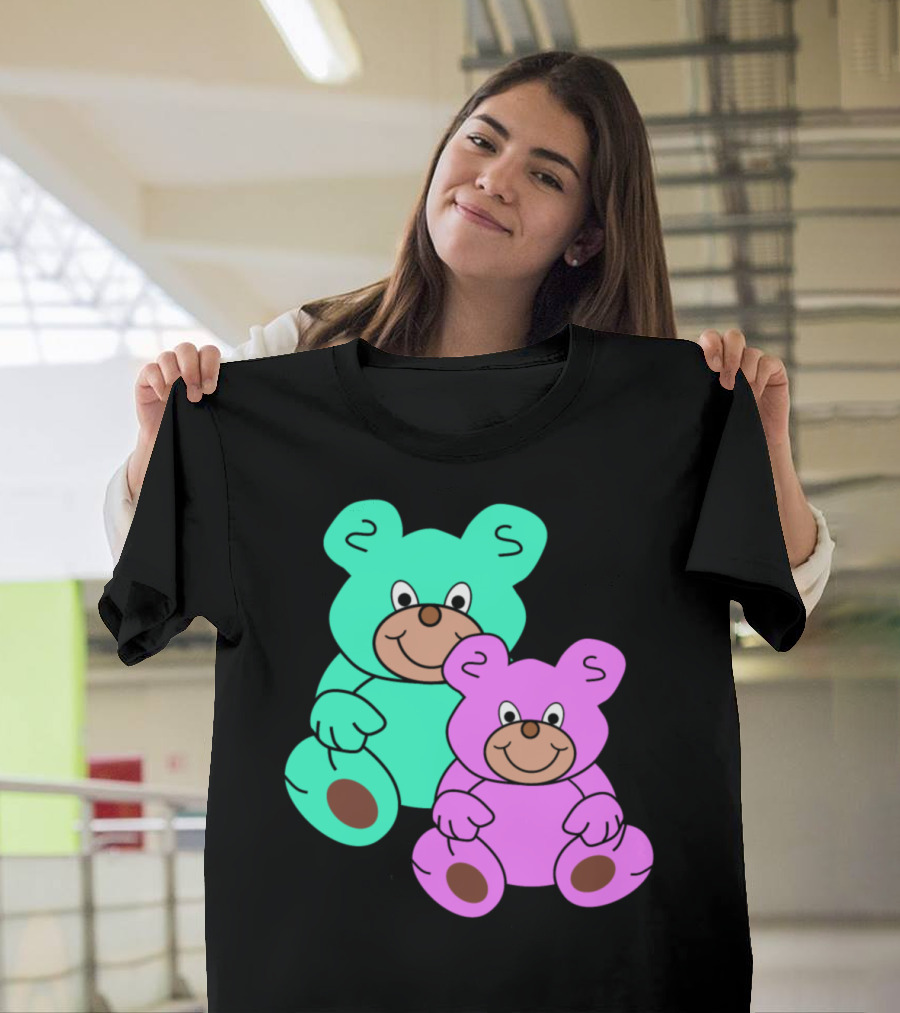 Two Colorful Teddy Bears T-Shirt