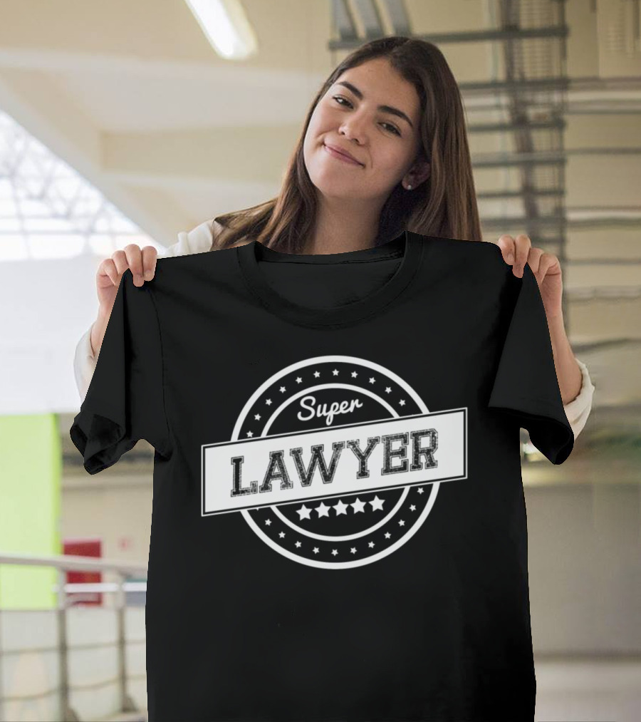 Super Lawyer Star Emblem T-Shirt