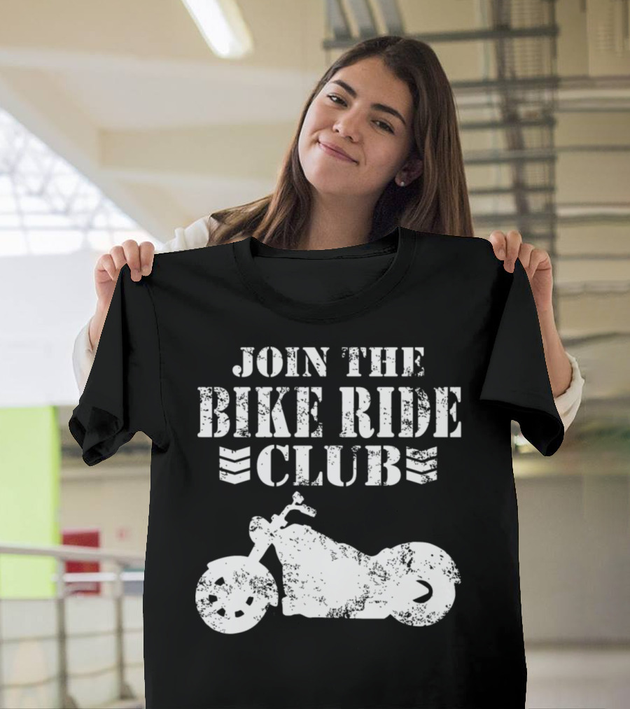 Join the Bike Ride Club Motorcycle Adventure T-Shirt