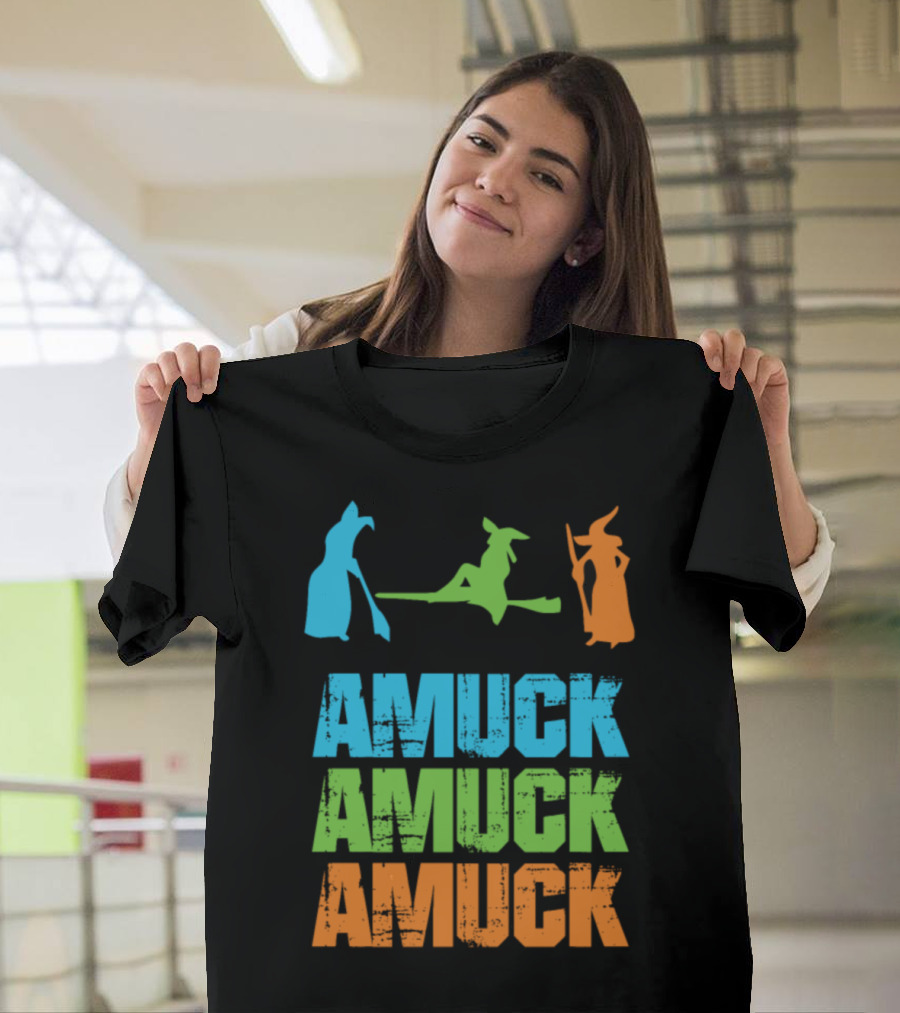 Amuck Amuck Amuck Witches Halloween Party Icons T-Shirt