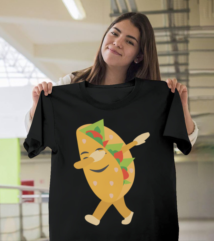 Dabbing Taco Funny Salsa Dance T-Shirt