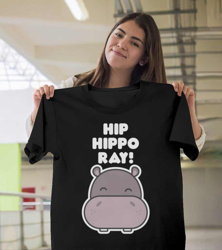 HIP HIPPO RAY Cute Hippo Zoo Pets Animalsw8c8j T-Shirt