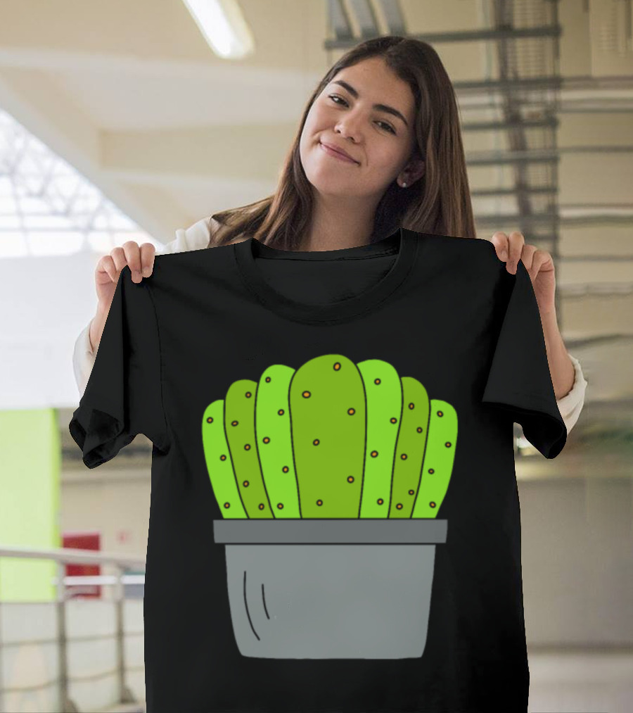 The Organized Group of Cacti in a Pot T-Shirt