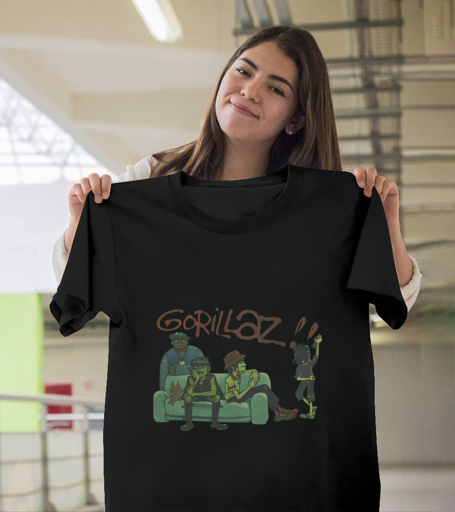 Gorillaz Virtual Band Characters Alternative Rock Pop Clothing T-Shirt