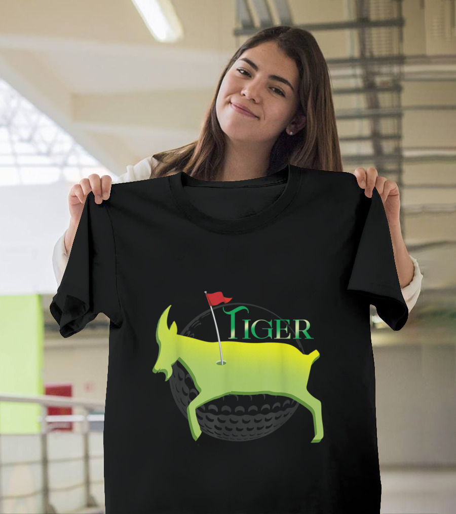 Tiger Goat Golf Humor Masters T-Shirt