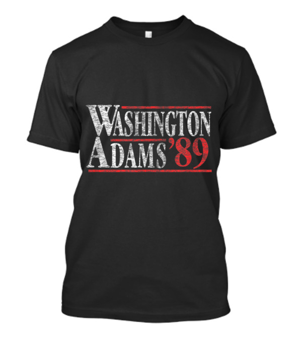 Washington Adams 89 Vintage Patriotic T-Shirt