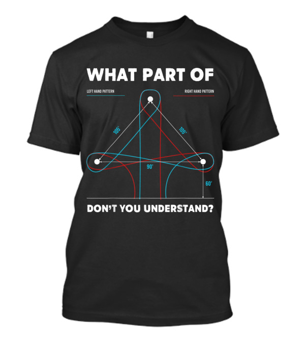 What Part Of Barrel Racing Rodeo Pattern Diagram Don't You Understand? T-Shirt