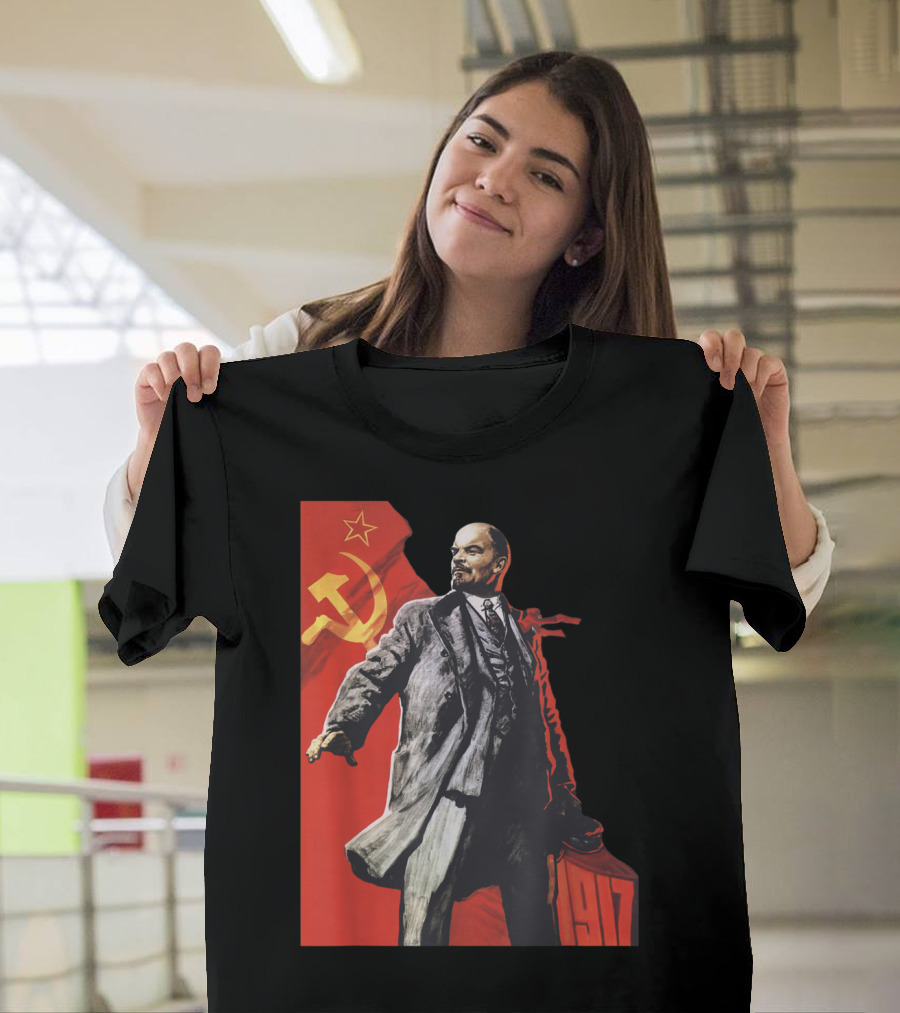 Lenin 1917 Soviet Union USSR Russia Hammer and Sickle T-Shirt