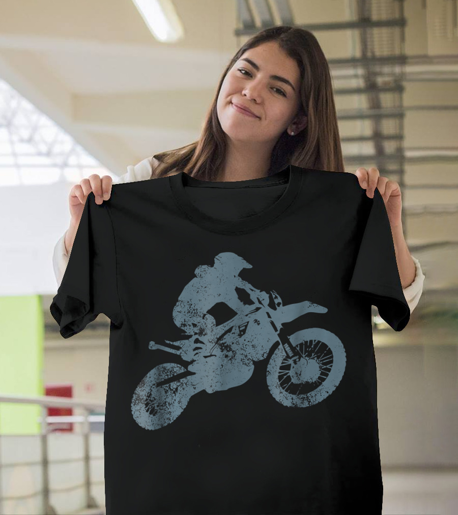 Motocross Rider Fan Jumping T-Shirt