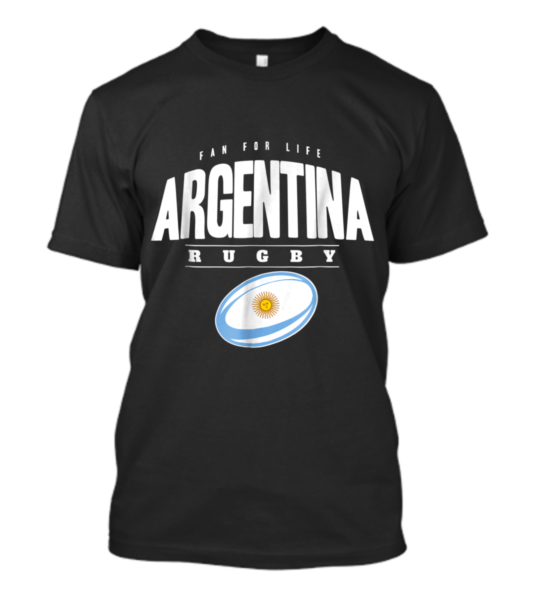 Rugby Argentina Fan For Life Rugby Argentina Sunball T-Shirt