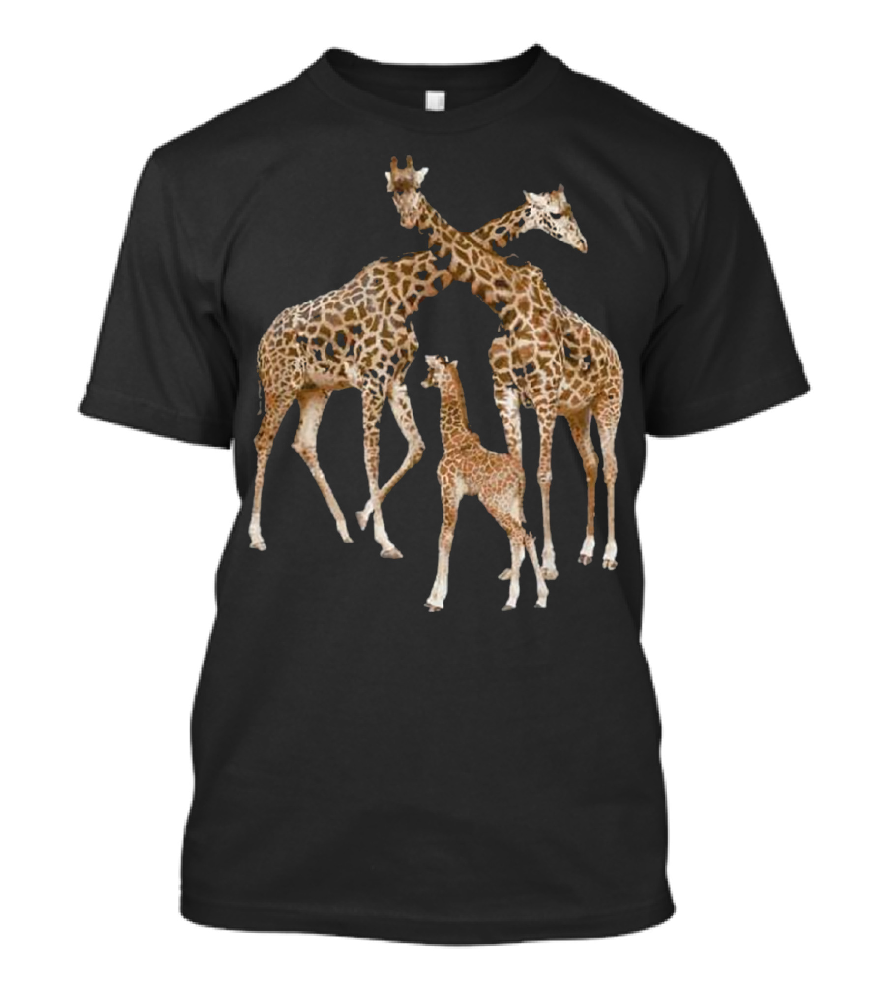 Love Giraffe Family Giraffe Lover Togetherness T-Shirt