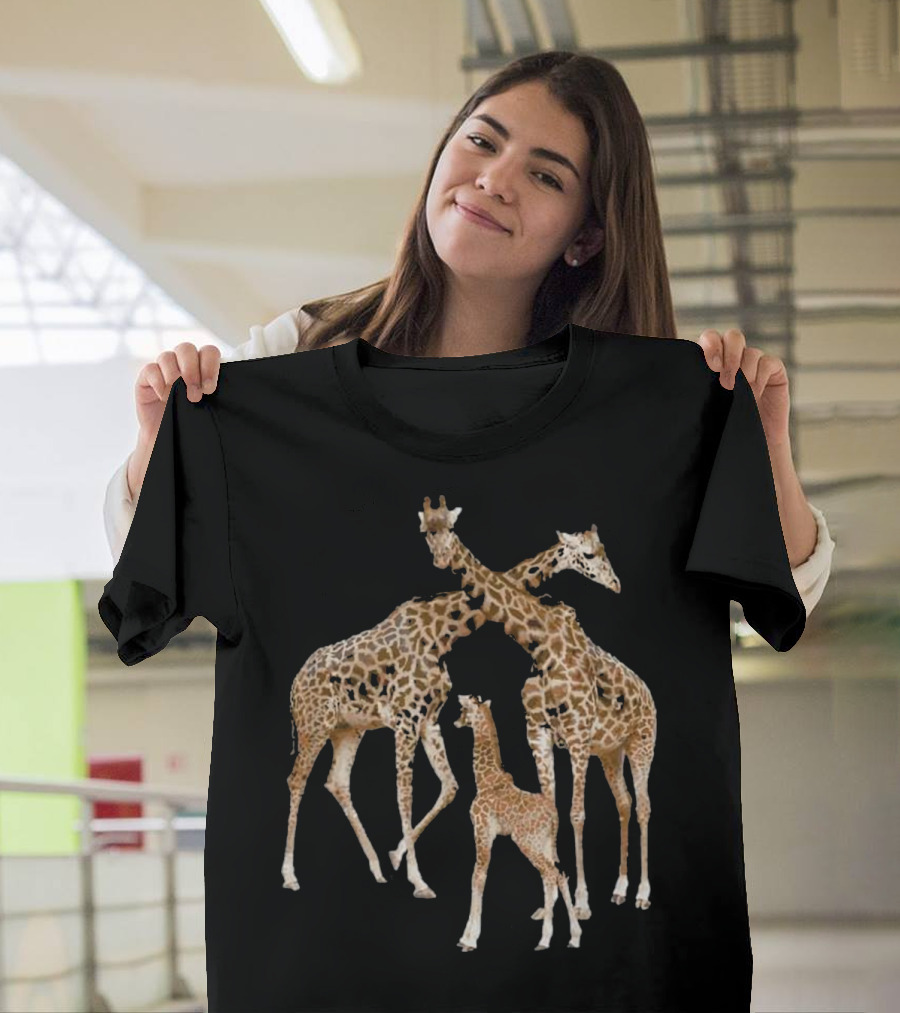 Love Giraffe Family Giraffe Lover Togetherness T-Shirt