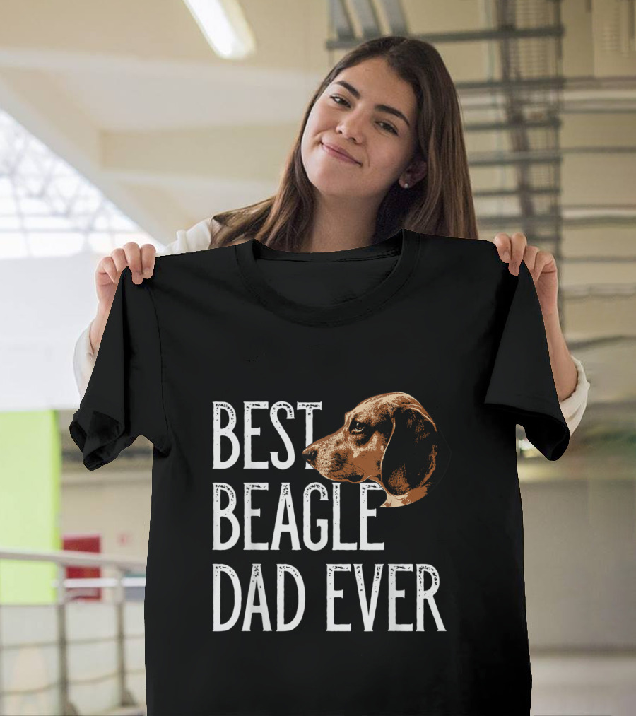 Best Beagle Dad Ever Mens Beagle T-Shirt