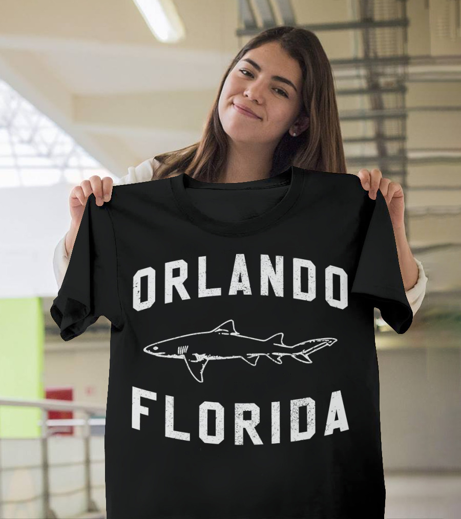 Orlando Florida Shark Fishing Adventure Enthusiast T-Shirt