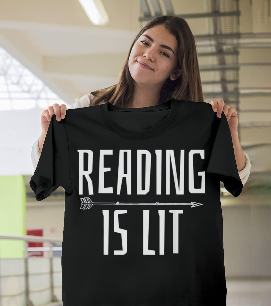 Reading Is Lit Arrow T-Shirt