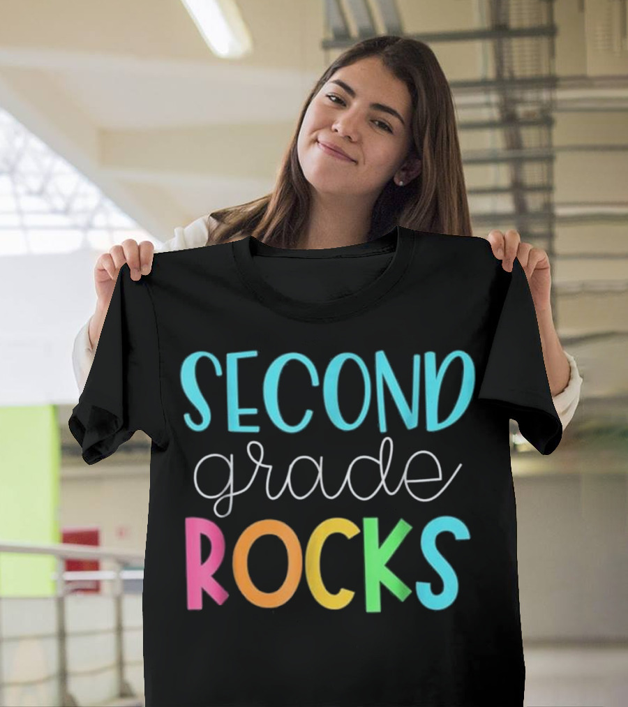 Second Grade Rocks Teacher Team Second Grade T-Shirt
