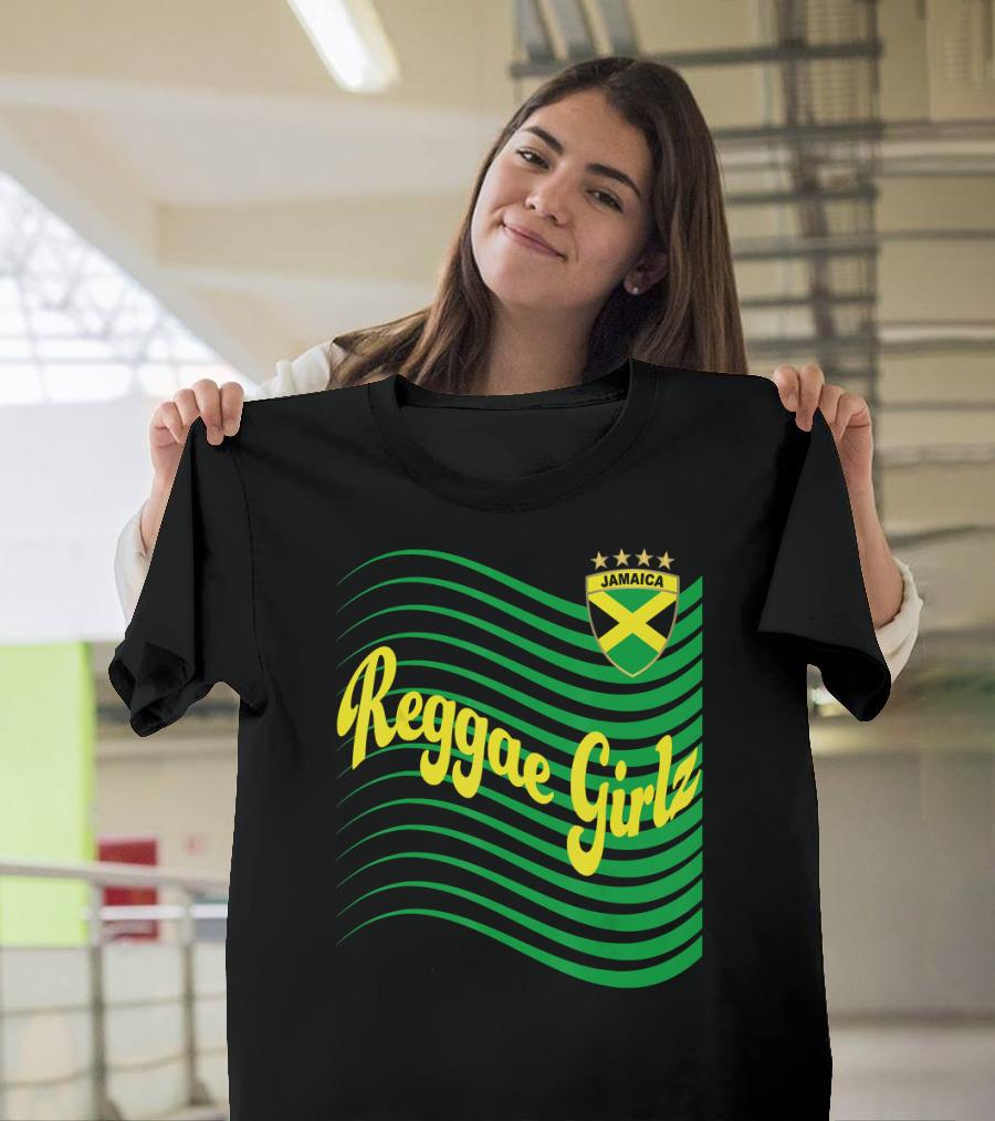 Jamaica Reggae Girlz Soccer Jersey Jama Iconic T-Shirt