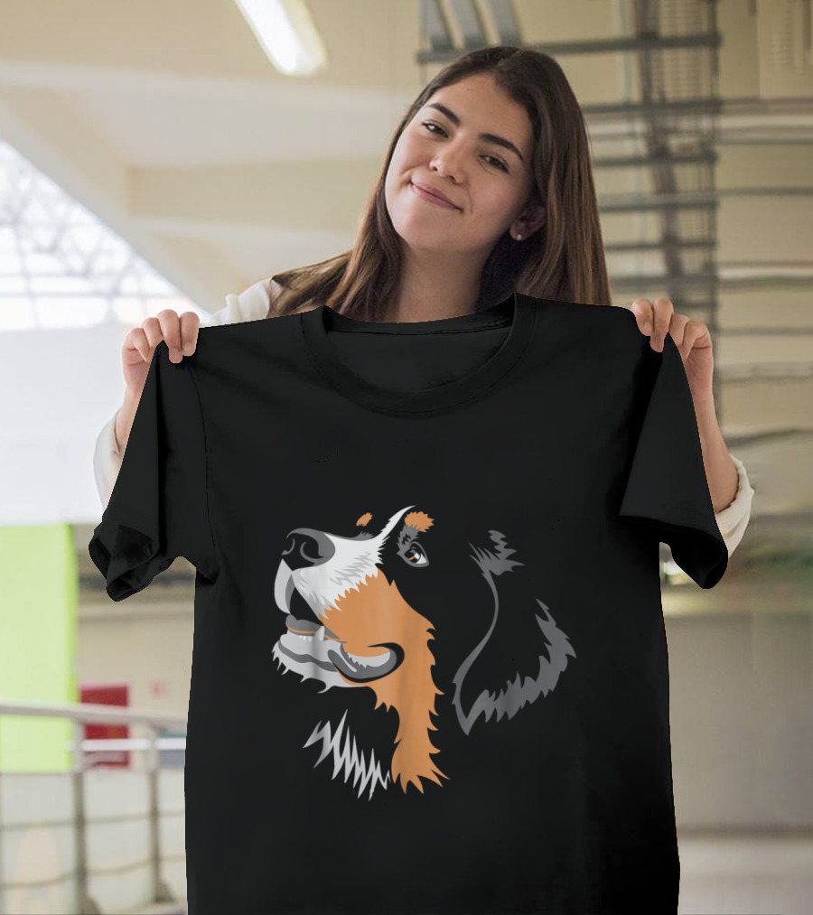 The Bernese Mountain Dog Profile T-Shirt