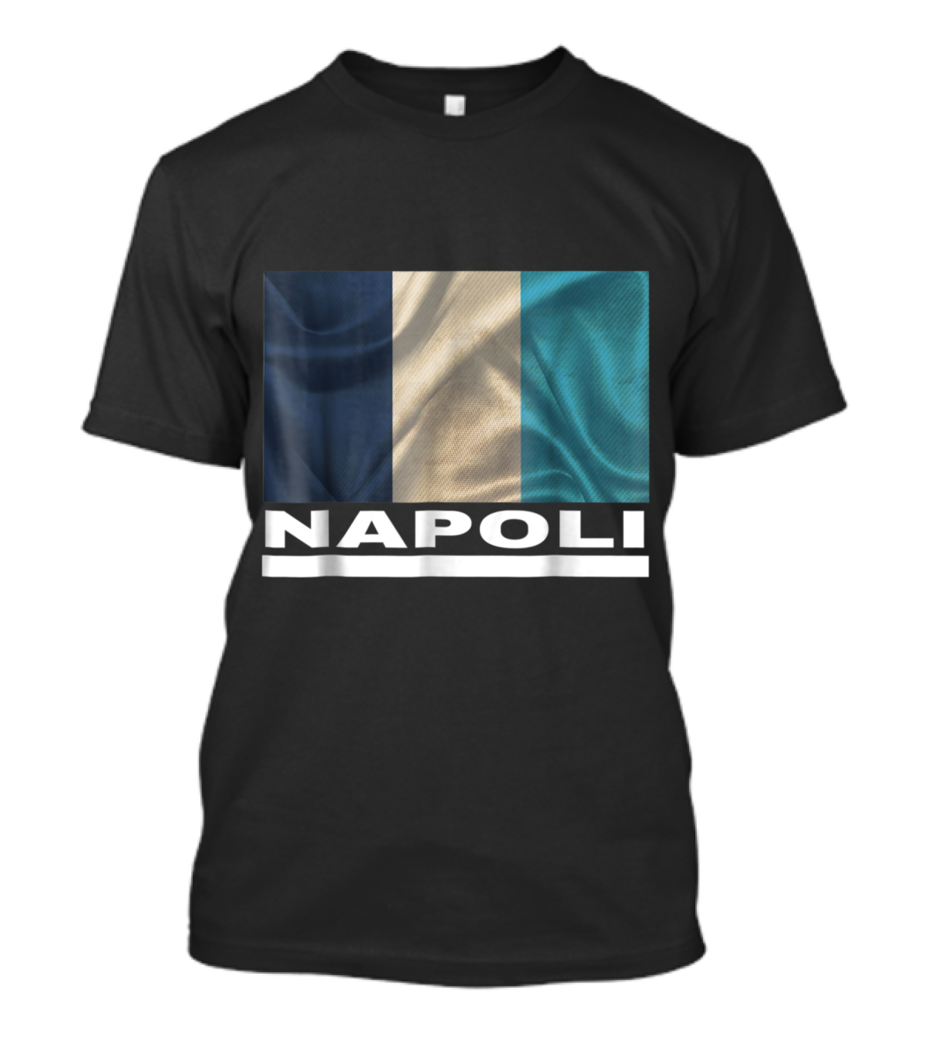 Napoli Jersey Italian Flag Naples Blue And White T-Shirt