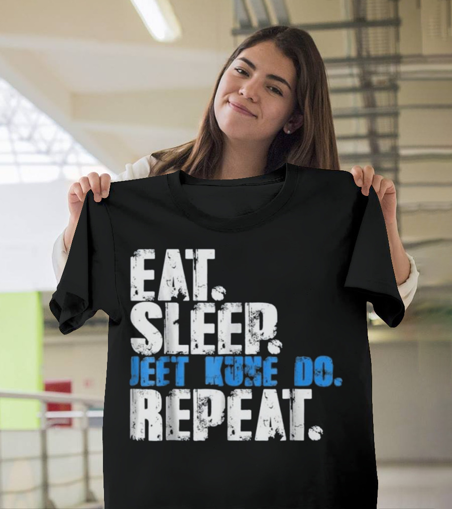 Eat Sleep Jeet Kune Do Repeat Men's Kid's Vintage Martial T-Shirt