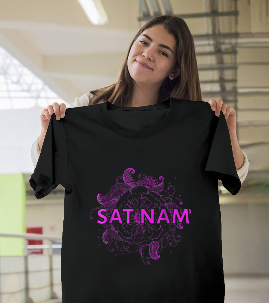 Sat Nam Kundalini Yoga Mandala Flower T-Shirt