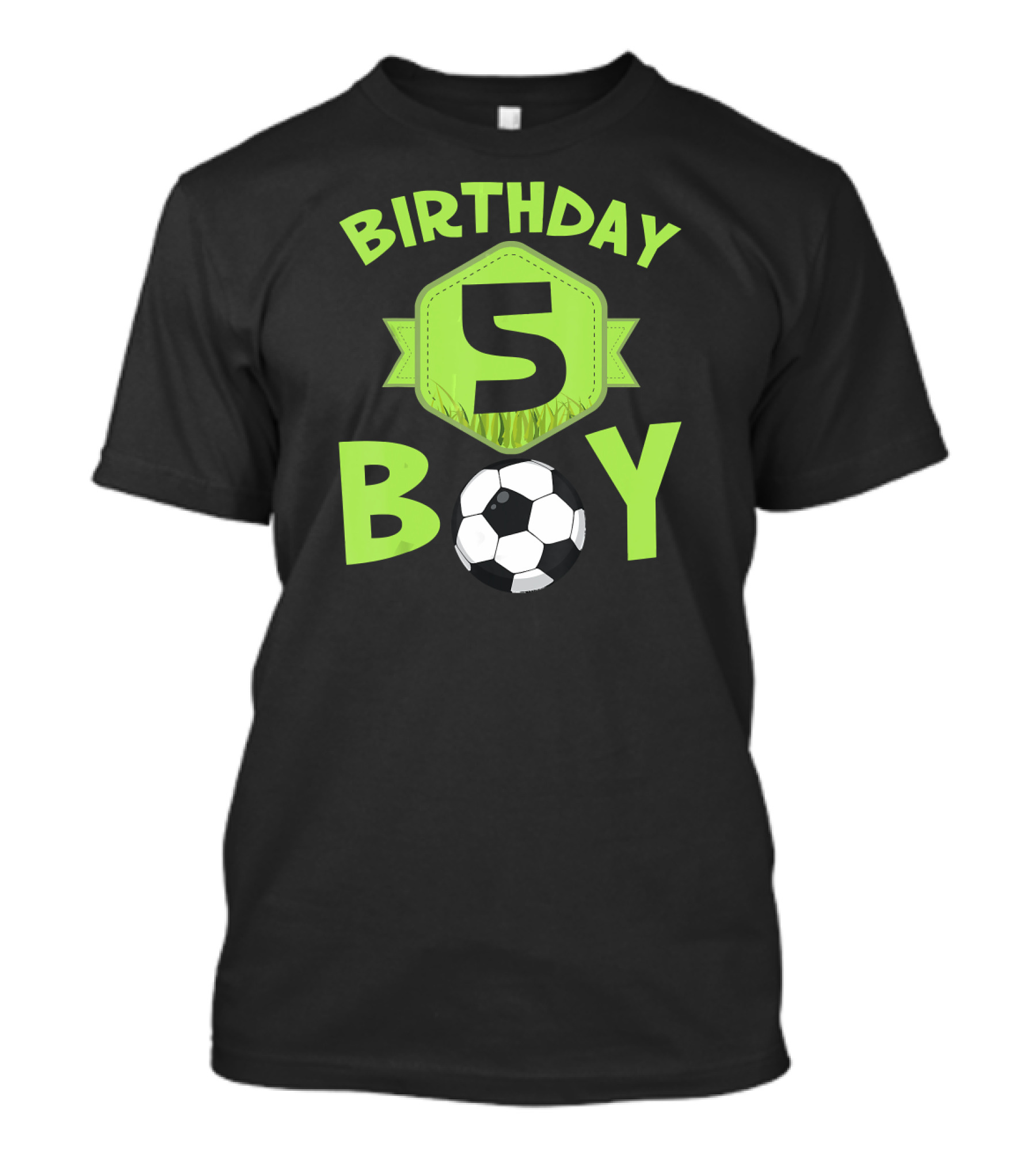 Birthday Boy 5 Soccer T-Shirt