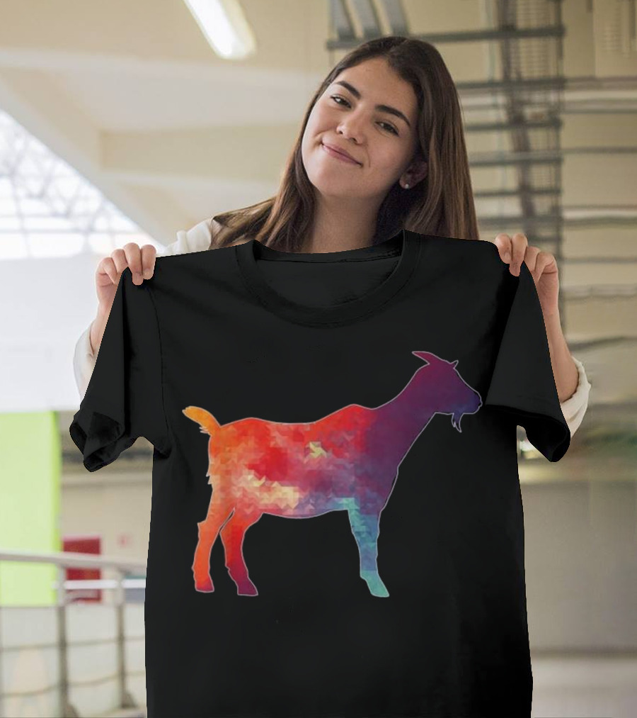 Colorful Goat for Goat Girl T-Shirt