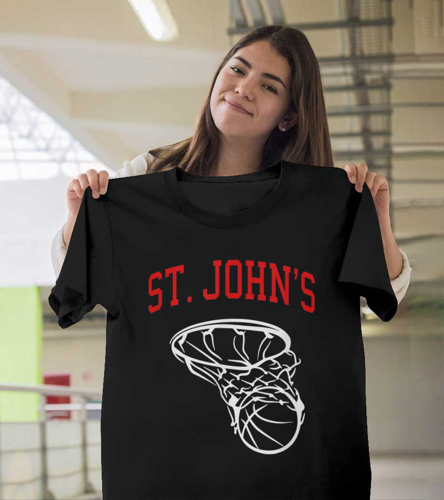 St. John's Basketball Vintage Retro Net T-Shirt